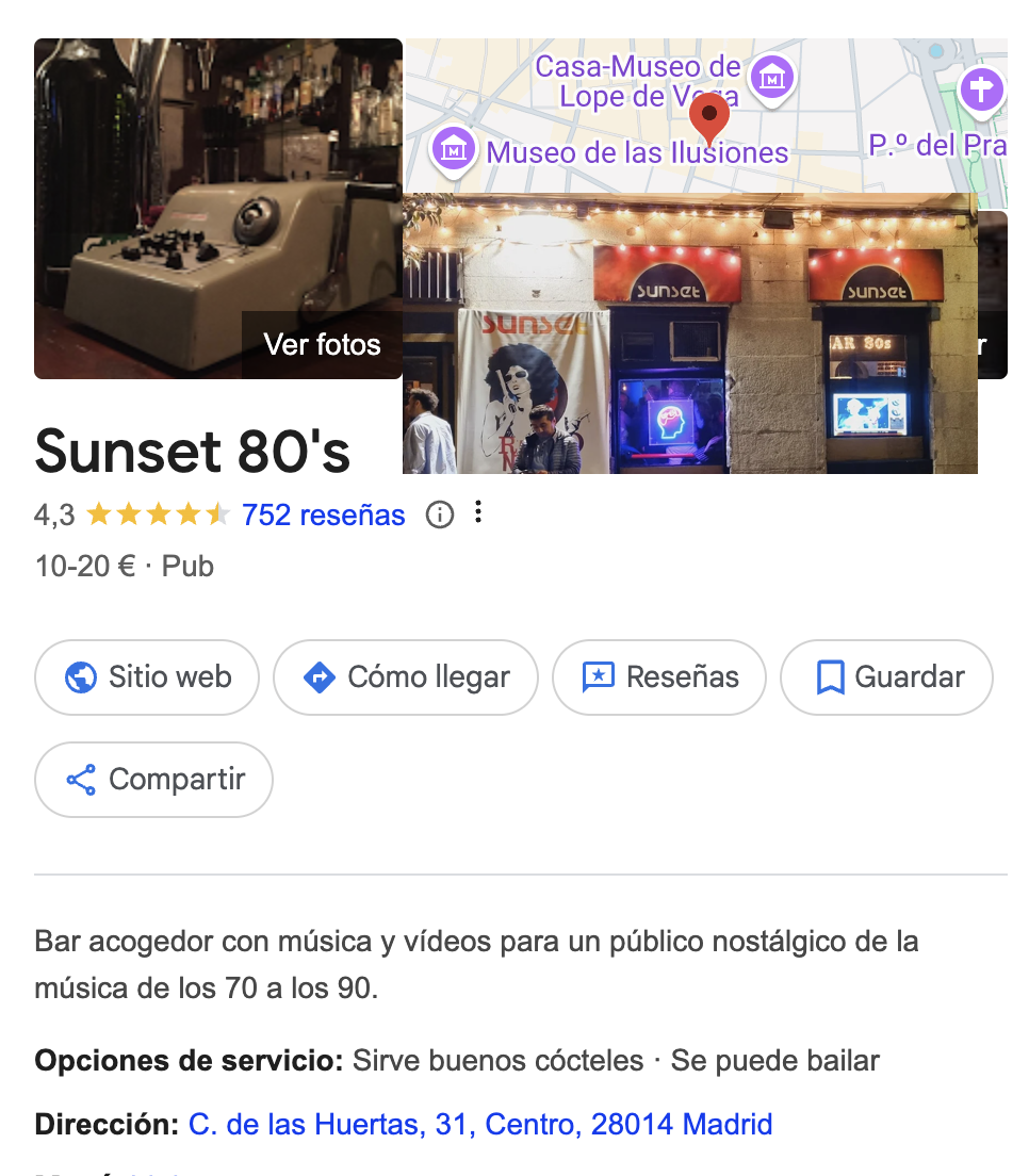 Hens Party - Madrid - Sunset 80's - Bachelorette